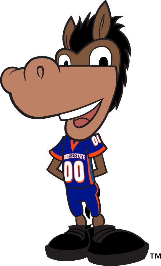 Boise State Broncos 2008-2017 Mascot Logo iron on transfers for T-shirts